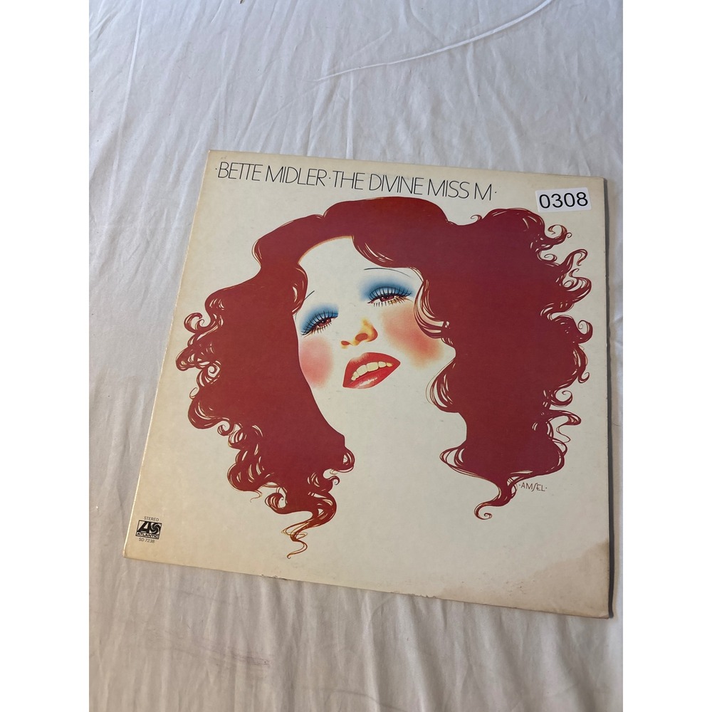 Bette Midler The Divine Miss M Vinyl LP 12" Black Good 1972 Atlantic SD 7238